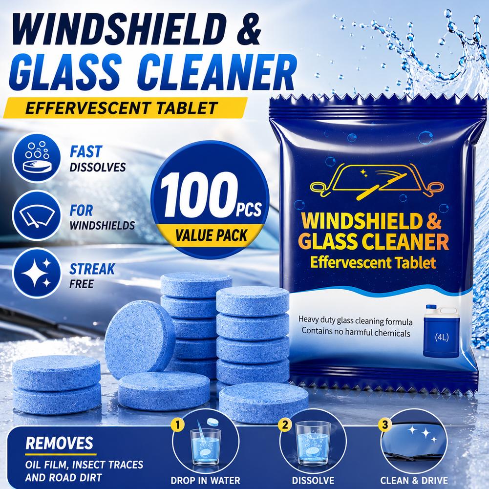 Car Windshield Washer Efferves - огляд і ціна Glass Cleaner Streak