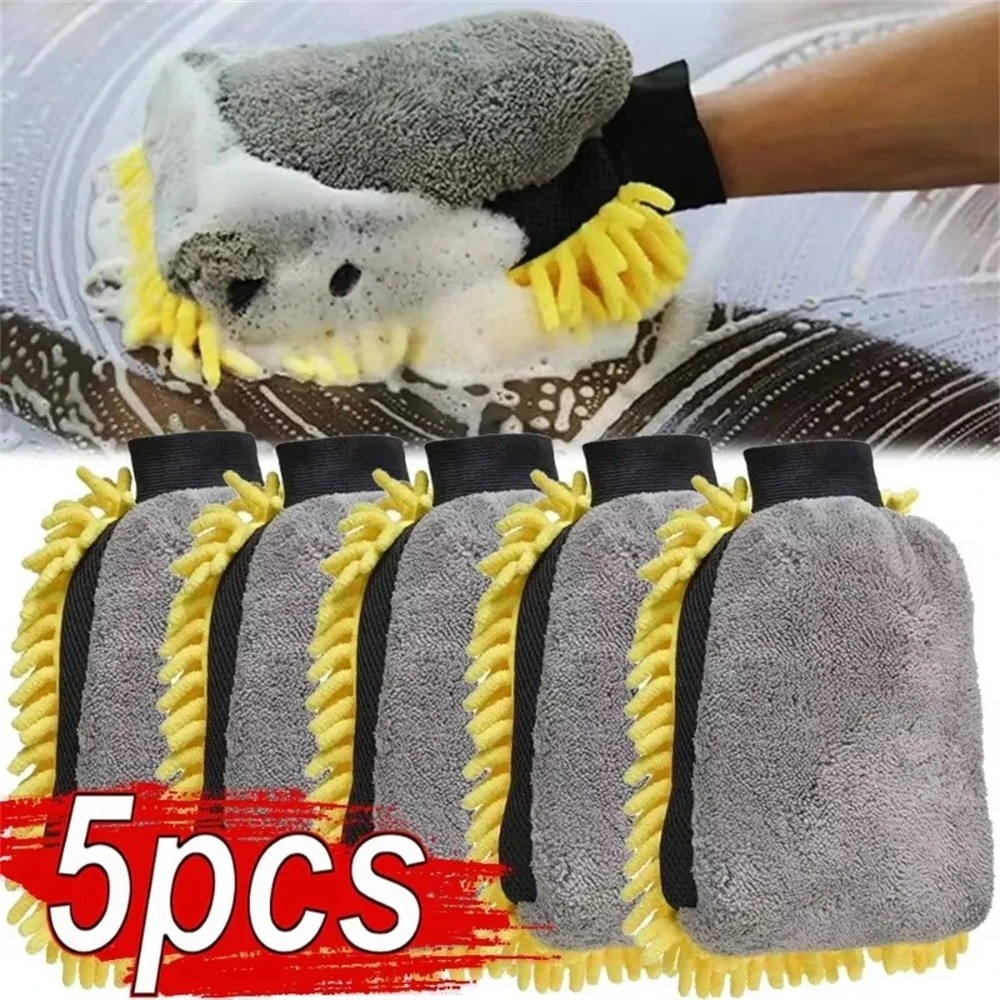 1/5pcs Car Washing Gloves Wate - огляд і ціна Detailing Brush Set