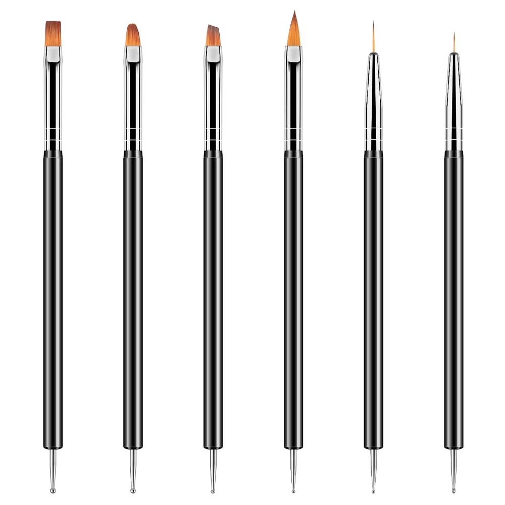 Double Ended Nail Art Dotting  - огляд і ціна Detailing Brush Set