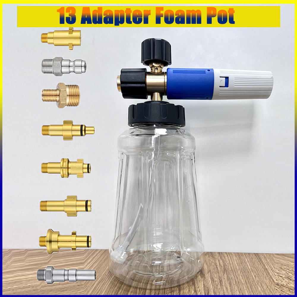 Varies Adapters Transparent Fo - огляд і ціна Pressure Washer Foam Gun